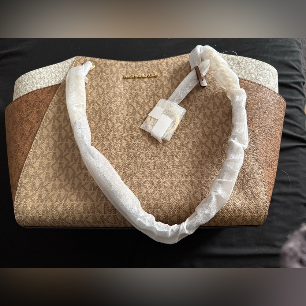 Michael Kors Camel Leather Tote